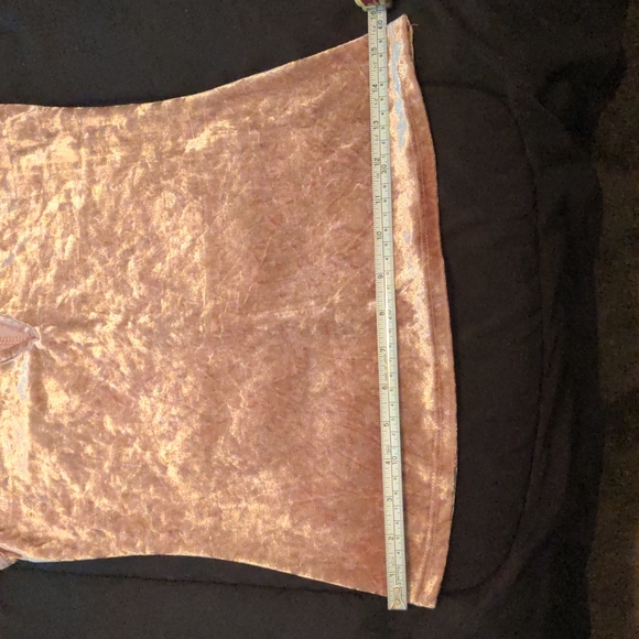 Minette, Pink, Crushed Velvet, Sleeveless Top, no size listed, maybe size S - Picture 10 of 10